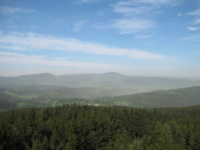 Obraz podglądu z kamery internetowej Lookout tower Libín - Prachatice